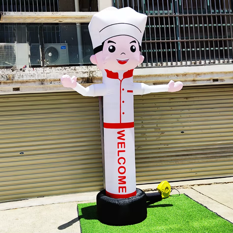 Inflatable Chef Air Dancer Custom Logo