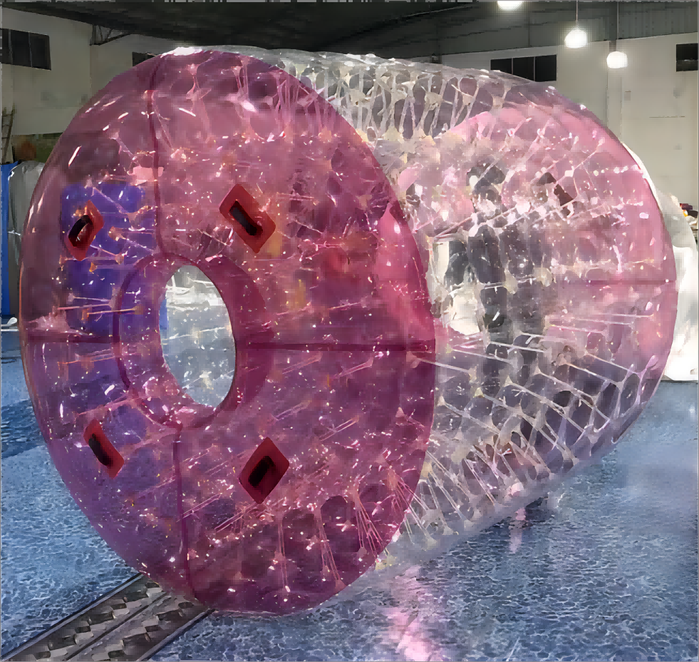 Transparenter aufblasbarer Wasserlaufball Abenteuer