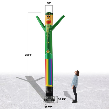 St. Patrick Inflatable Tube Man - 20ft Inflatable for Business