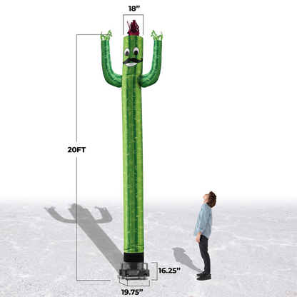 20ft Inflatable Cactus Air Tube Man