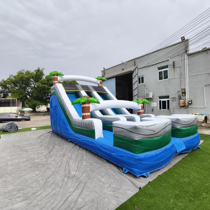 27ft Giant Inflatable Water Slide – Wet & Dry Outdoor Fun