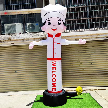 Inflatable Chef Air Dancer Custom Logo