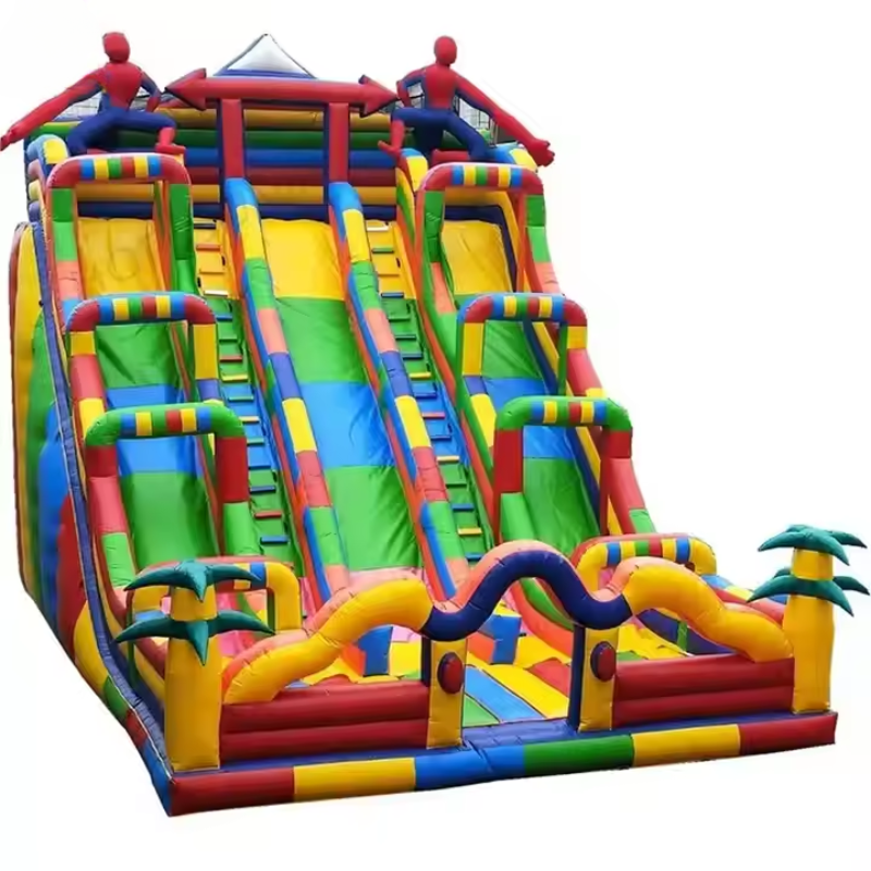 Giant Inflatable Water Slide Adventure Park Jungle