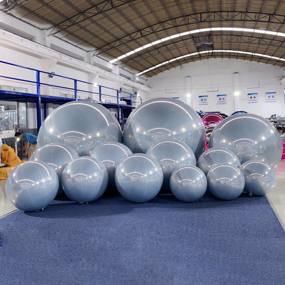 Mirror Glow Metallic Inflatable Ball