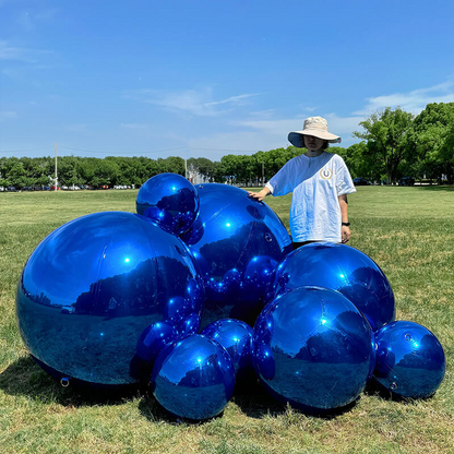 Bubble Glow Inflatable Mirror Balloon