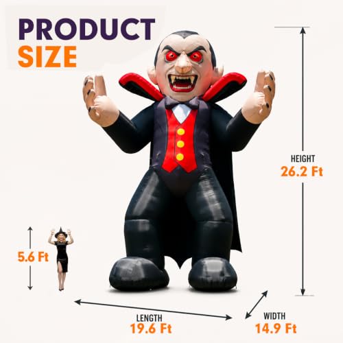 Giant Halloween Inflatable Vampire Outdoor Display for Events