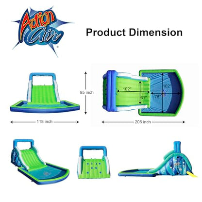Inflatable Water Slide Huge Blow Up Water Park for Outdoor Backyard