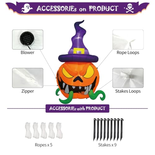 Halloween Inflatable Blow Up Decorations Giant Pumpkin for events