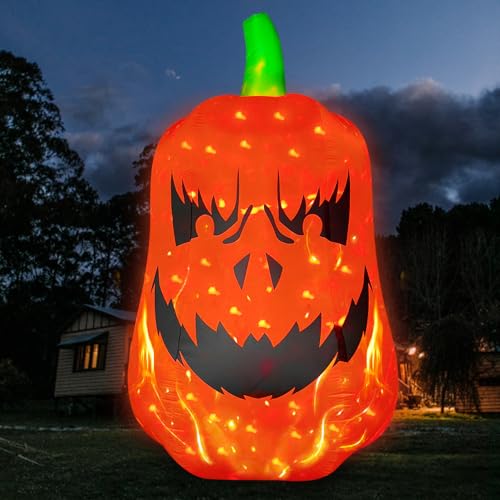 Lighted Giant Inflatable Jack O Lantern Yard Decoration