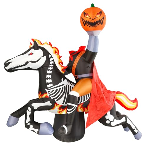 Halloween Inflatable Headless Horseman Outdoor Decorations