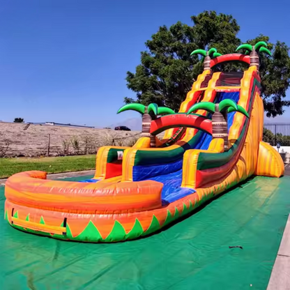 Giant Inflatable Water Slide Adventure Park Jungle