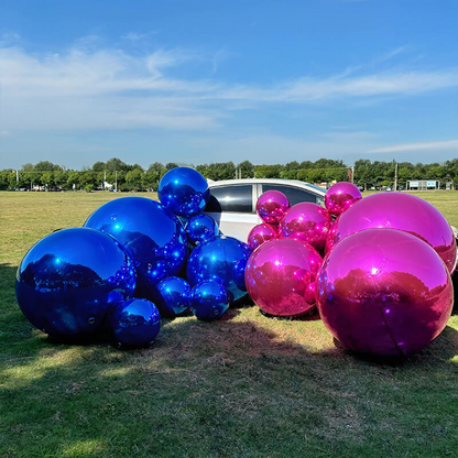 Bubble Glow Inflatable Mirror Balloon