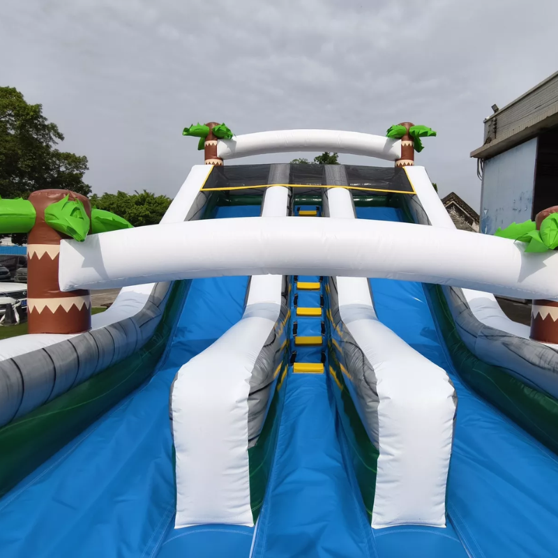 27ft Giant Inflatable Water Slide – Wet & Dry Outdoor Fun