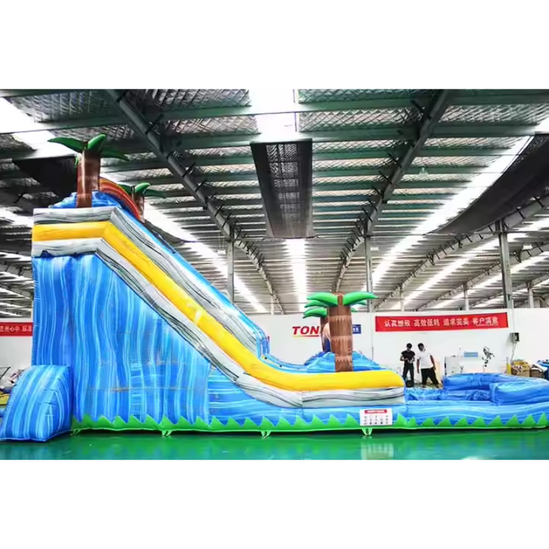 Blue Crush Inflatable Water Slide for Kids