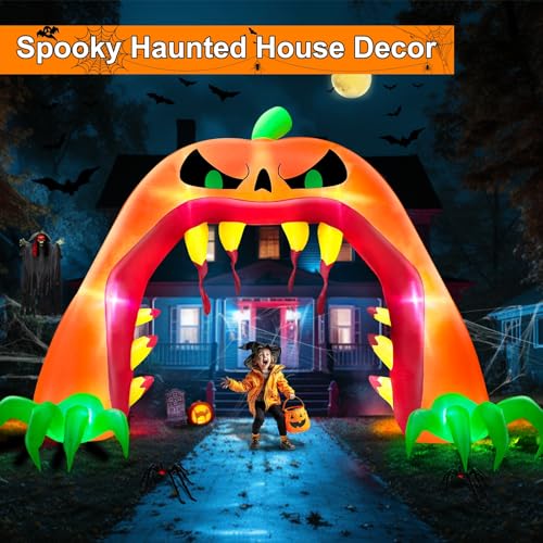 Inflatable Entry Arch Giant Halloween Pumpkin Archway