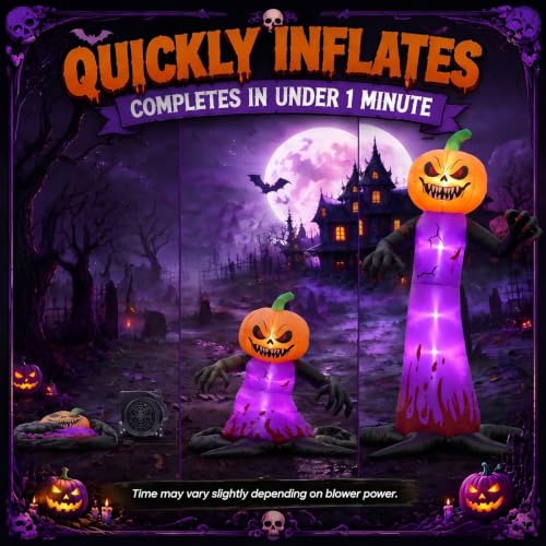 Commercial Inflatable Yard Decoration Halloween Inflatables Evil Pumpkin