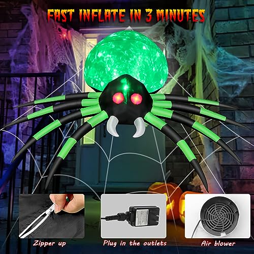 Inflatable Halloween Spider Outdoor Giant Blow Up Spider