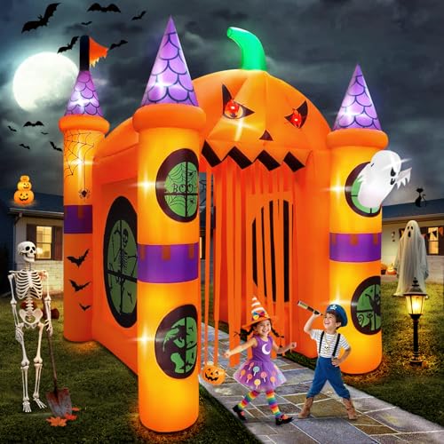 Inflatable Entrance Arch Halloween Inflatables Archway Giant Pumpkin