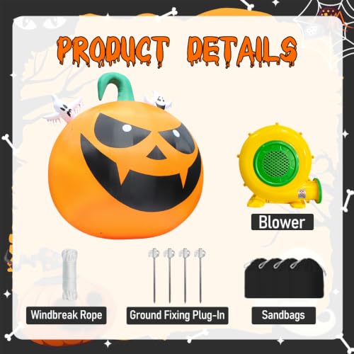 Giant Inflatable Pumpkin Halloween Decorations