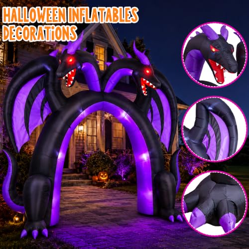 Halloween Inflatable Dragon Archway Walk Through Entrance