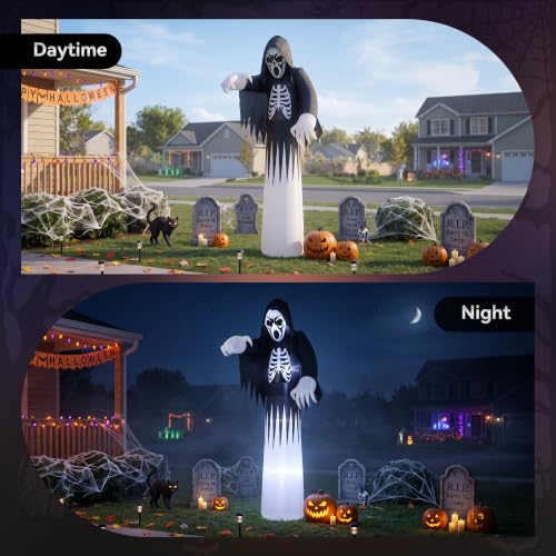 Giant Halloween Inflatables Grim Reaper Outdoor Decorations