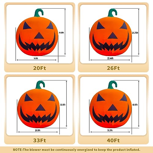 Giant Premium Halloween Inflatable Pumpkin for Event Lawns
