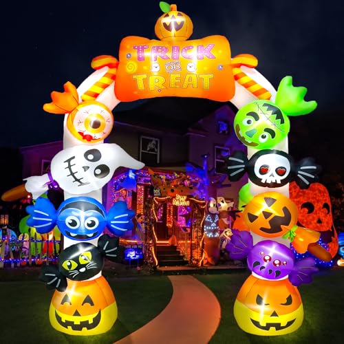 Halloween Inflatables Archway Candy Ghost Decoration