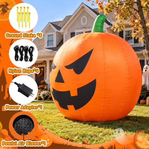 Lighted Jack O Lantern Inflatable Halloween Giant Pumpkin