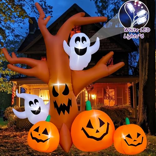 Halloween Inflatable Dead Tree Outdoor Decorations