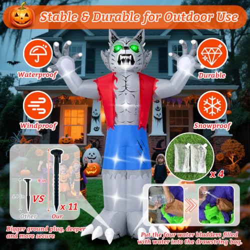 Halloween Inflatable Werewolf Blow Outdoor Decoration