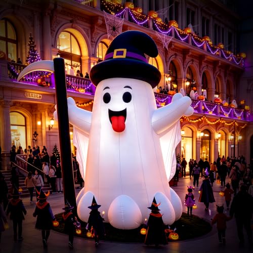 20ft Ghost Inflatable Lawn Decoration for Halloween Events