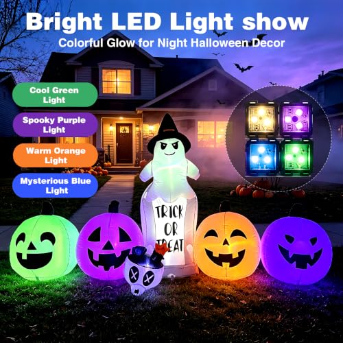 Halloween Inflatable Decorations Outdoor Pumpkins Ghosts and Tombstones