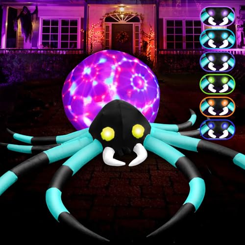 Giant Halloween Inflatables Spider For Outdoor Display