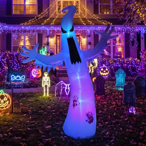 Halloween Inflatable Ghost Outdoor Lighted Blow Up Display