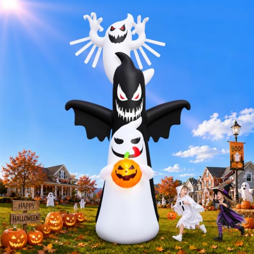 Halloween Inflatable Giant Double Sided Ghost Inflatable Decor