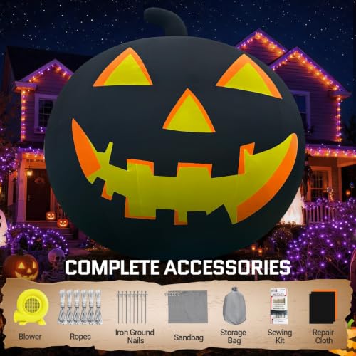Commercial Giant Inflatable Pumpkin Display for Halloween Events