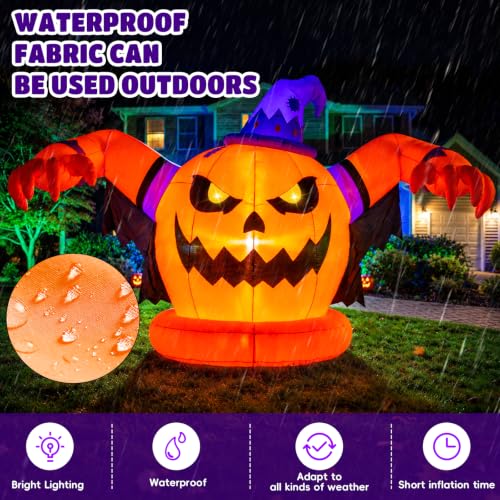 Outdoor Inflatable Pumpkin Decoration for Halloween Events