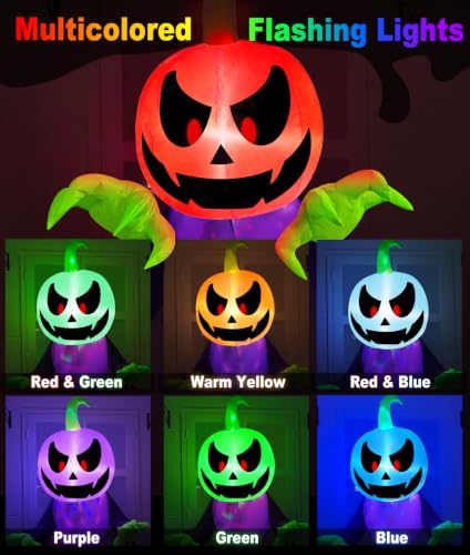TURNMEON Inflatable Halloween Window Decoration Display