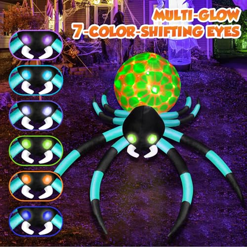 Giant Halloween Inflatables Spider For Outdoor Display