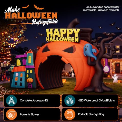 Inflatable Pumpkin Arch for Halloween Events Albott