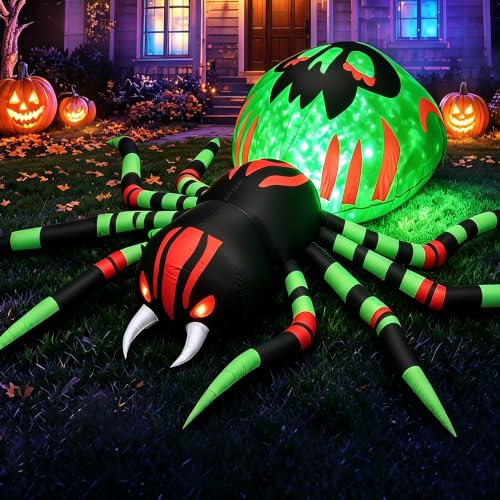 Inflatable Spider Yard Decor for Halloween Event Displays