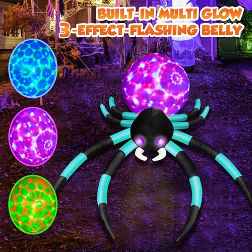 Giant Halloween Inflatables Spider For Outdoor Display