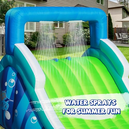 Inflatable Water Slide Huge Blow Up Water Park for Outdoor Backyard