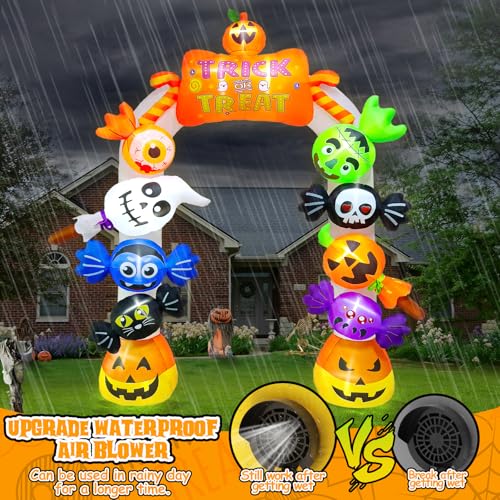 Halloween Inflatables Archway Candy Ghost Decoration