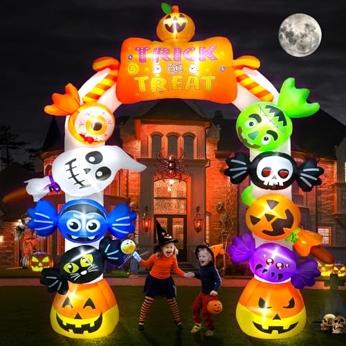 Halloween Inflatables Archway Candy Ghost Decoration