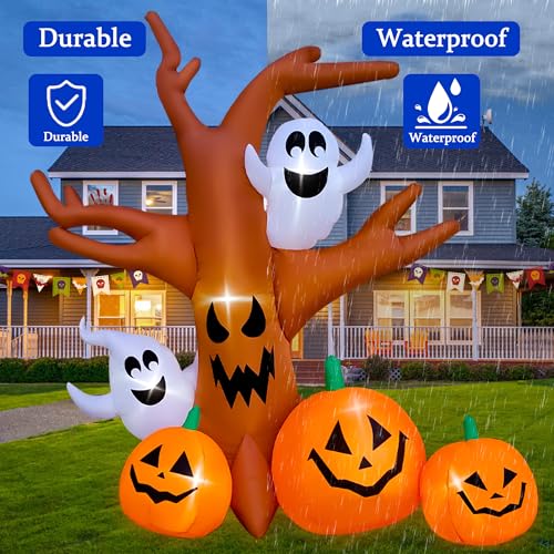 Halloween Inflatable Dead Tree Outdoor Decorations