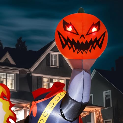 Halloween Inflatable Headless Horseman Outdoor Decorations