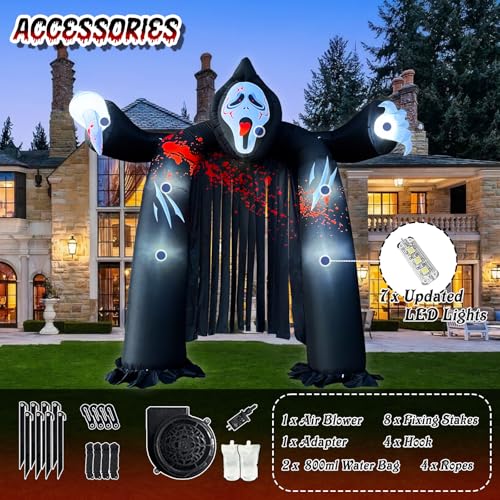 Halloween Inflatables Archway Ghost Large Outdoor Inflatable