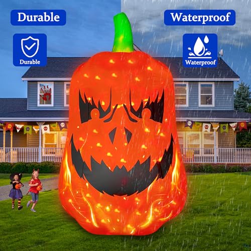Lighted Giant Inflatable Jack O Lantern Yard Decoration