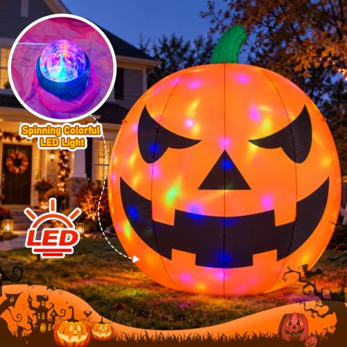 Lighted Jack O Lantern Inflatable Halloween Giant Pumpkin